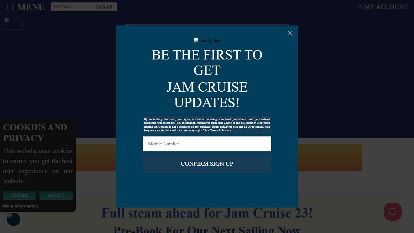 Jam Cruise 22 Feb. 7-12, 2026 MSC Divina - Jam Cruise